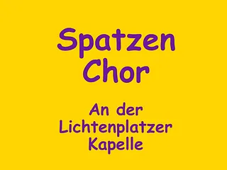 Logo der jungen Chöre an der Lichtenplatzer Kapelle, schwarz-weiß